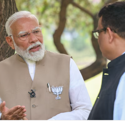 Exclusive: PM Modi claims that "400 paar" will soon come to pass
