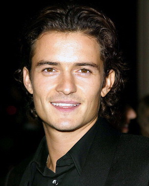 orlando bloom smiling