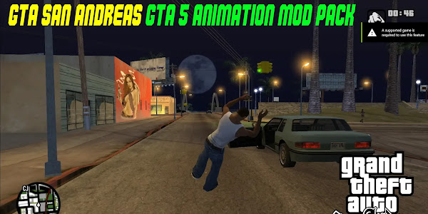 GTA San Andreas GTA 5 Animation Mod Pack 2024