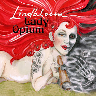 Lindbloom "Lady Opium" 2019 Sweden Hard Rock,Blues Rock,Jazz Rock,Classic Rock (feat Morgan Ågren- ex-Frank Zappa & Kaipa on drums)