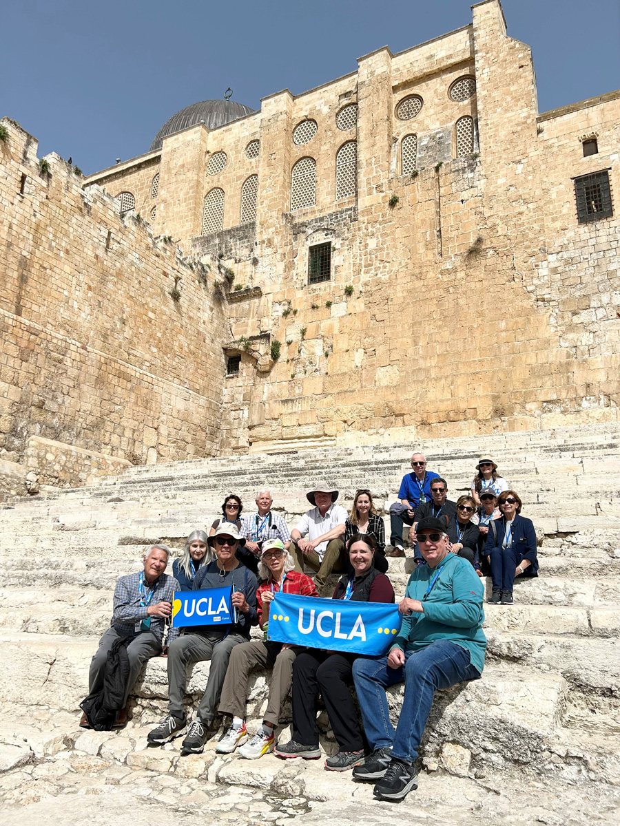 Group Photo UCLA Tour in Jerusalem