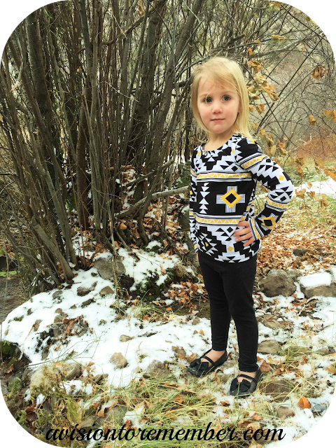 Aztec Little Girl Shirt Pattern