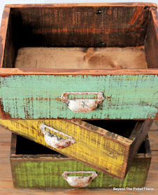 Stray Drawers Made From Pallet Wood