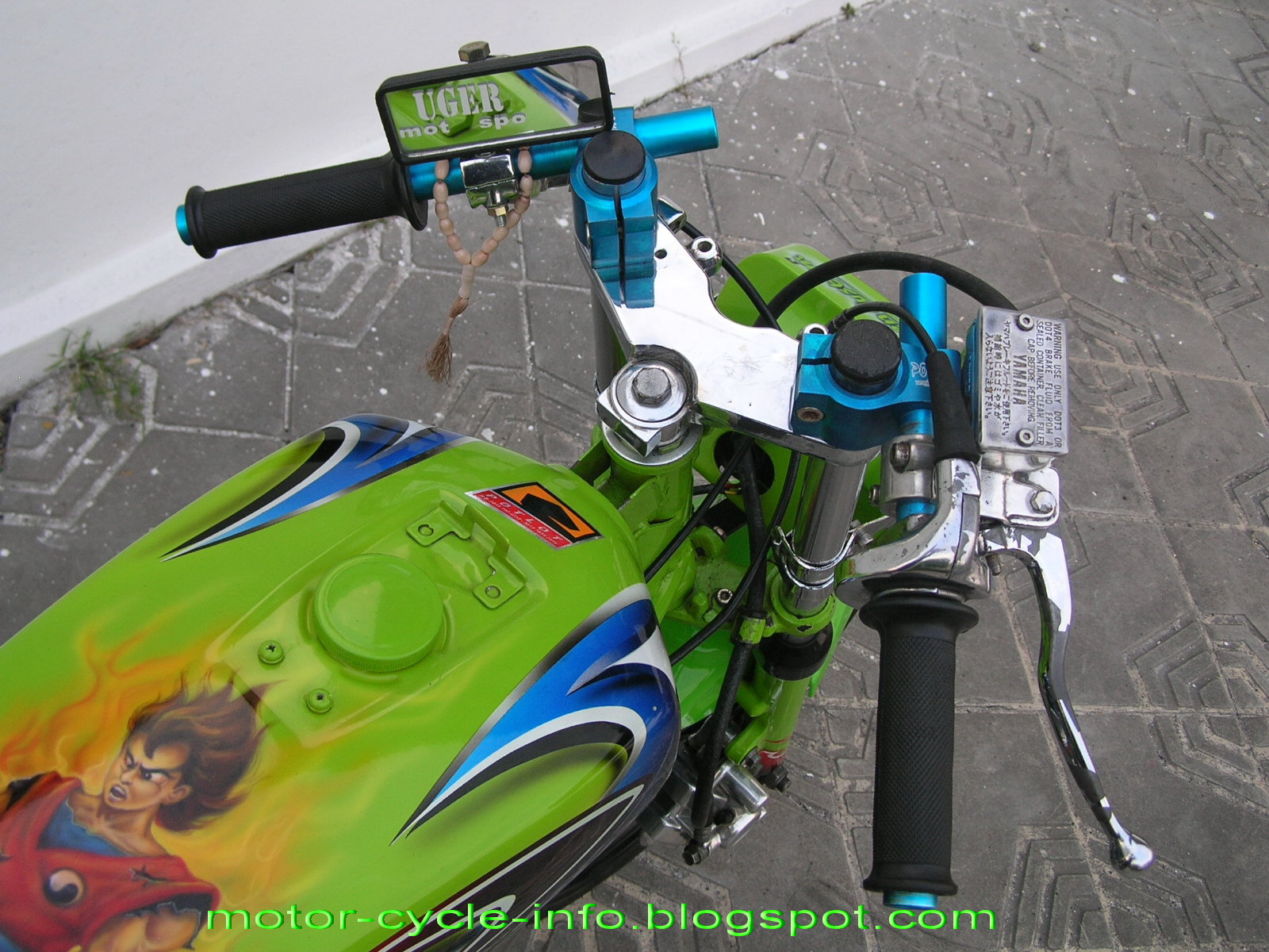 Modifikasi motor rx king extreme airbrush  motor modif 