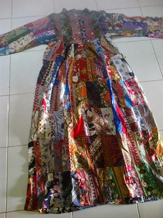  Batik  Nusantara 34 Batik  kain perca  gamis Rp 30 000
