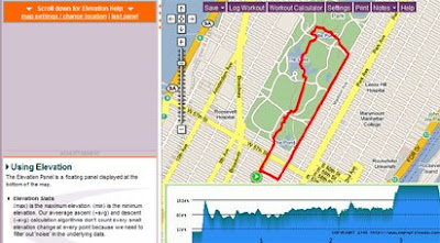 screen shot of mapmywalk