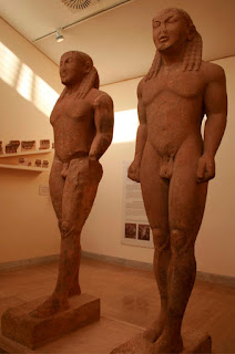 Cleobis y Bitón. Museo de Delfos