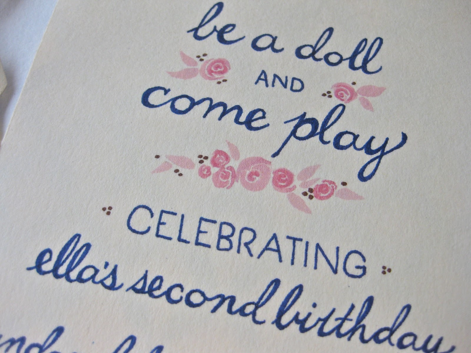 paper & ink: paper doll invitations