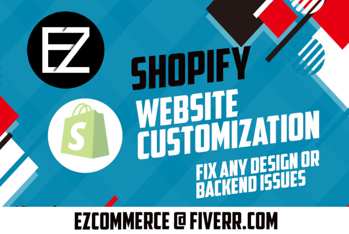 Customize, fix or redesign any shopify store or theme.