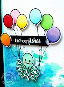 Sunny Studio Stamps: Oceans Of Joy Octopus Birthday Card by Vanessa Menhorn