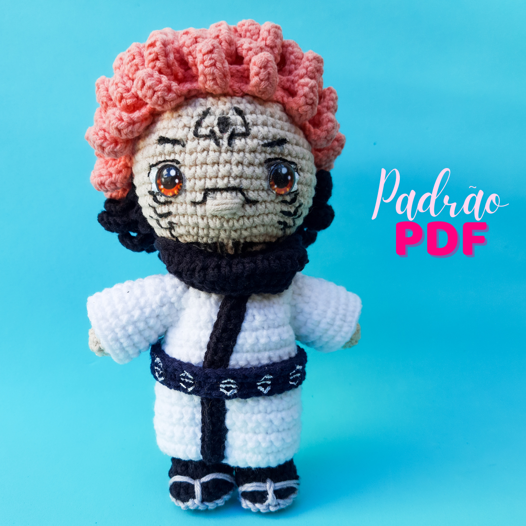 SUKUNA Padrão de amigurumi em PDF