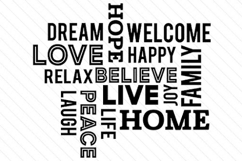 Download SVG Vector Family / Home / Love Wordcloud create your own DIY projects using your Cricut Explore, Silhouette Cameo and more.