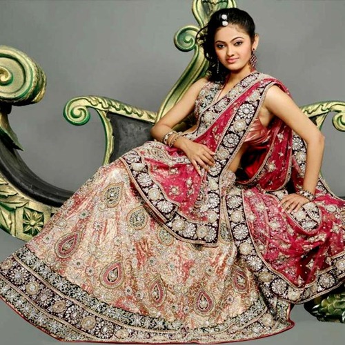 Models Looking Queen in Lehenga Choli