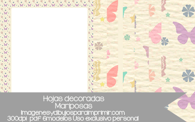 hojas decoradas para imprimir en pdf