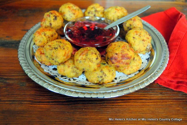 Sweet Potato Sausage Balls at Miz Helen's Country Cottage