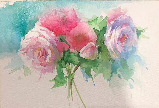 Watercolor painting business idea, and 4 tips Watercolor technique