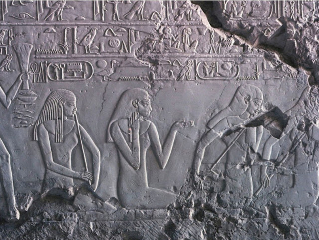 Рельеф с женщинами-музыкантами в гробнице Херуефа