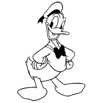 Donald Duck Coloring Pages