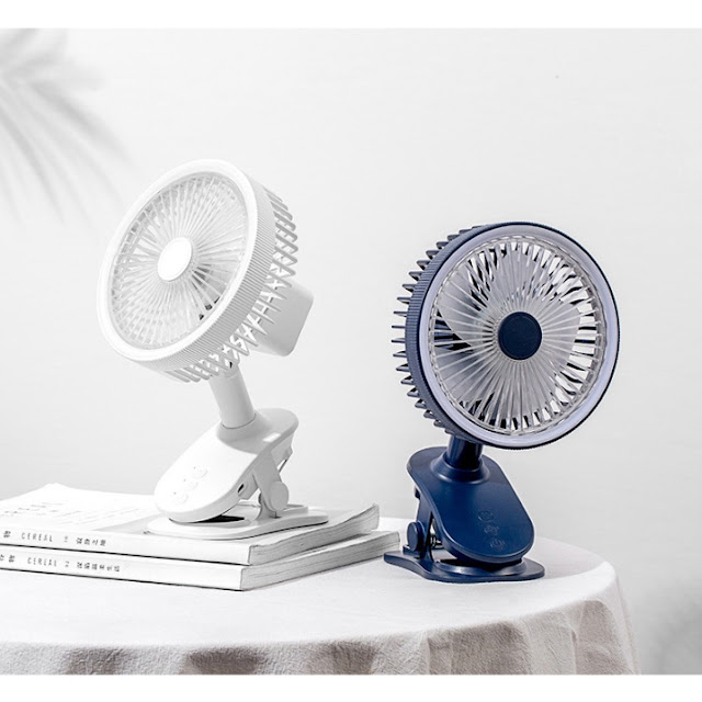 ANSEN Rechargeable Fan with Light