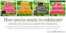 Now You're Ready to Celebrate - DIY Holiday Decor Blocks Project