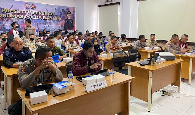 Personel Bidhumas Polda Banten dan PPID Ikuti Pelatihan Peningkatan Manajemen Media