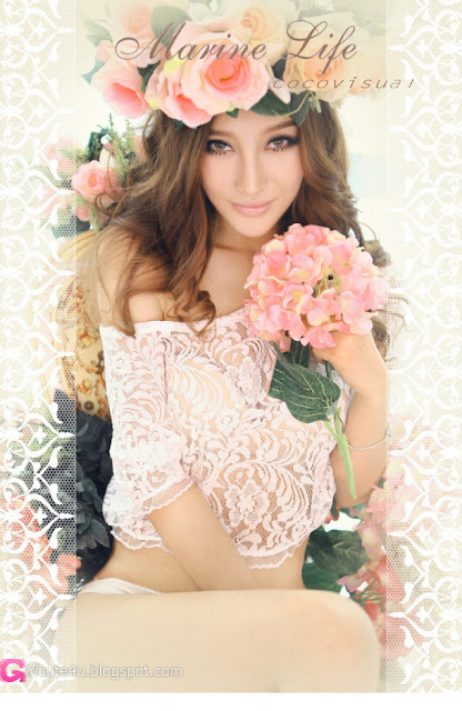3 Xu Qian - Flower Fairy - Very cute asian girl - girlcute4u.blogspot.com