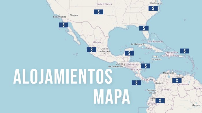 Buscador de alojamientos mapa