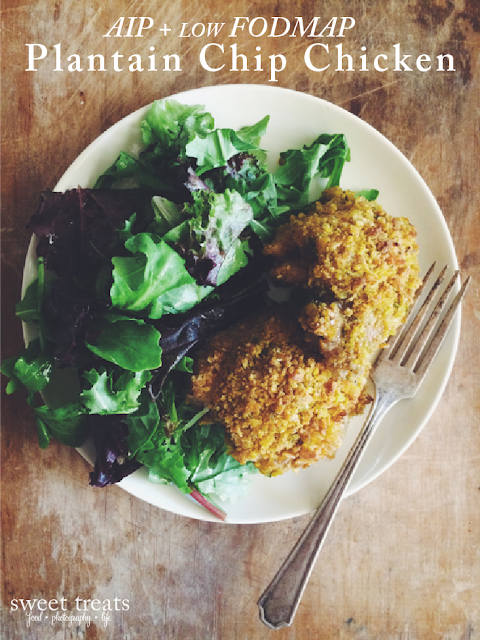 AIP + low FODMAP Plantain Chip Chicken