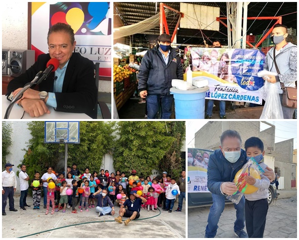 Consolida compromiso social el Presidente de la Fundación de Ayuda Publica Stereo Luz