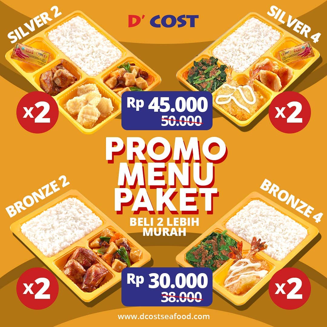 #DCost - Promo Menu Paket D'Cost Mulai 30 - 50 Ribuan + Hemat Ber 2 (s.d 30 Des 2018)