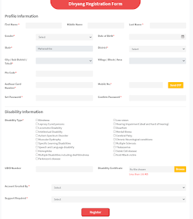Apply Online Divyang Application Form on Maha Sharad portal