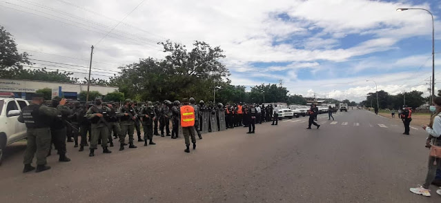 CUERPOS DE SEGURIDAD SE DESPLEGARON PARA GARANTIZAR LA PAZ EN TORRES (+FOTOS)