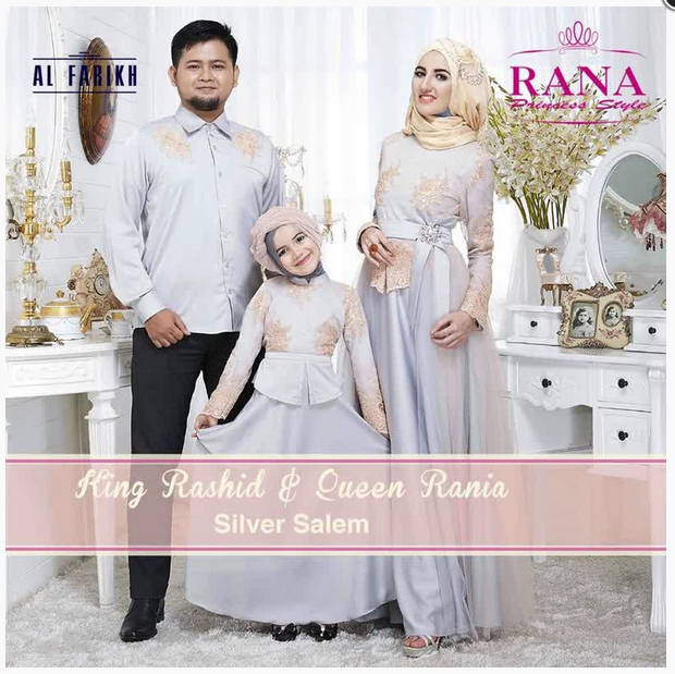 15 Model Baju Muslim Pesta Seragam Keluarga Modern Terbaru 