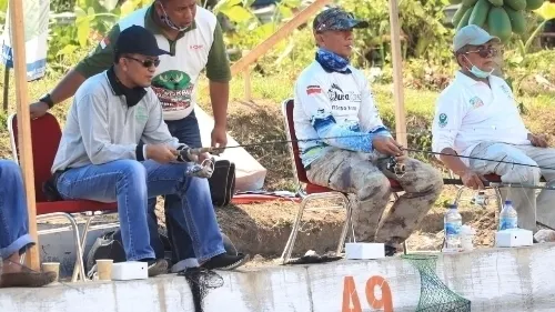 Meriahkan Hari Pahlawan, Lomba Memancing Forkopimda Digelar