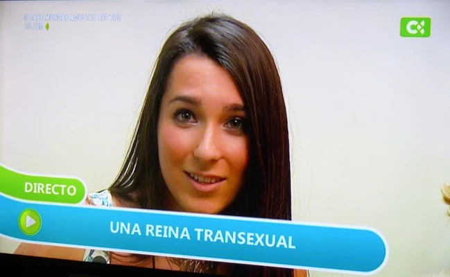 La menor transexual Reina del Carnaval de Las Palmas, Lola Rodríguez para la TV autonómica