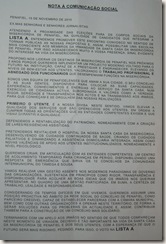 nota de Imprensa