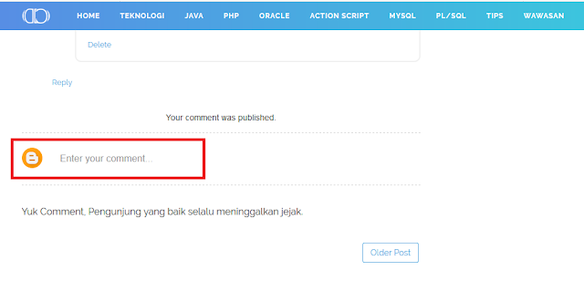 Cara Menampilkan Kolom Komentar di Blog yang Hilang Saat Dibuka Versi Mobile