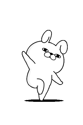 Line 公式スタンプ 背景が動く うさぎ１００ Example With Gif Animation