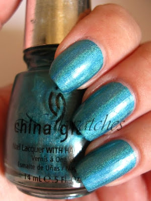 china glaze dv8 omg collection holographic teal