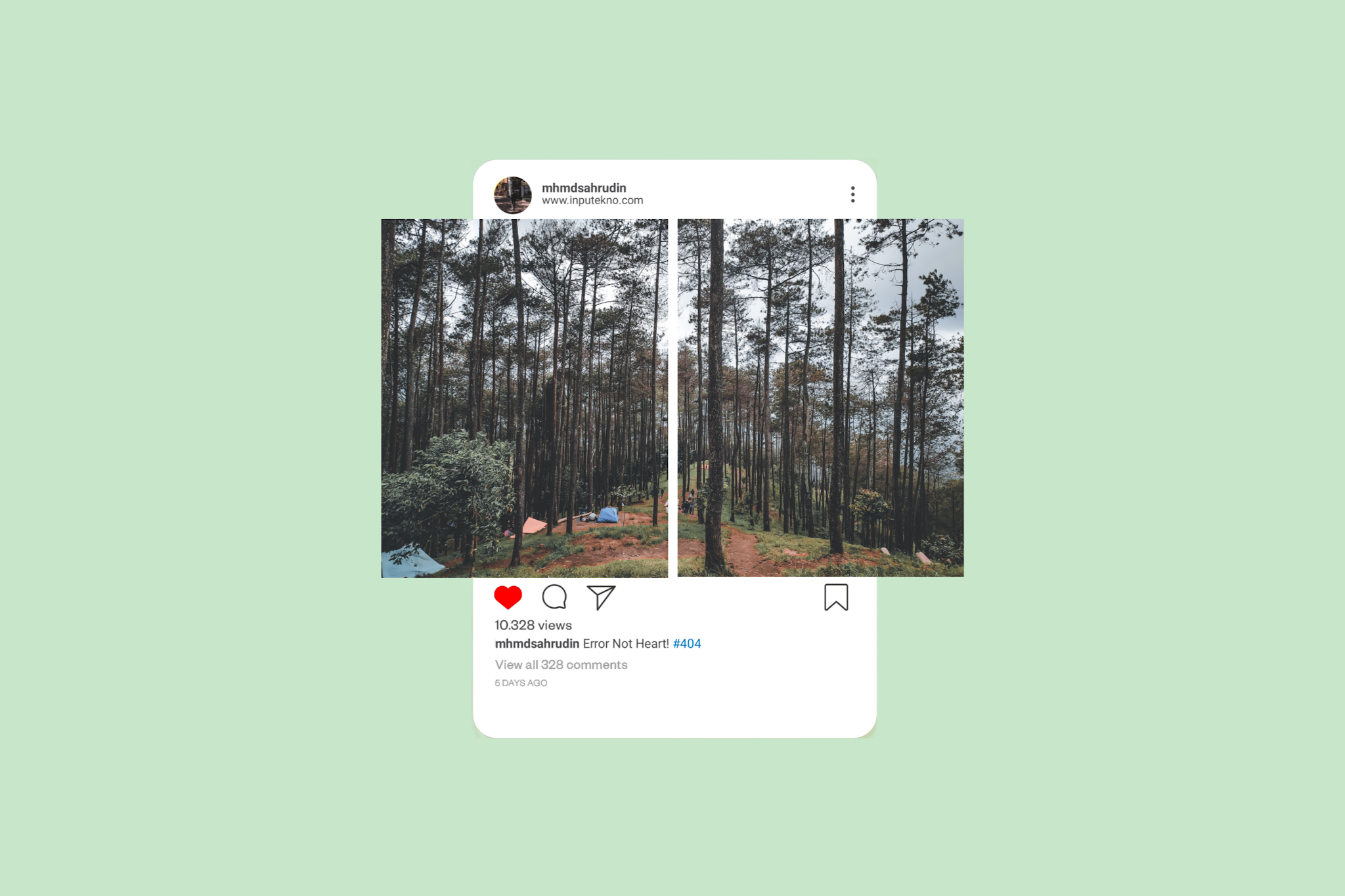 Cara Buat Foto Slide Instagram Nyambung (Multiple Panoramic)