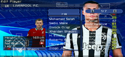 PES 2021 PPSSPP CHELITO V7 New Faces Hairs Players