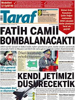 Taraf daily headline on coup plans