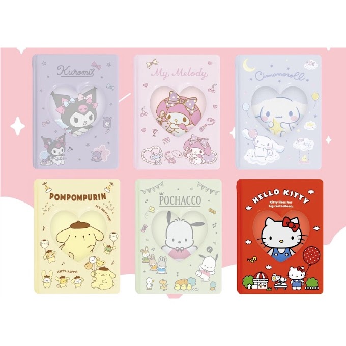 [ whereyouwannago ] MINI COLLECTBOOK SANRIO SỔ ĐỰNG CARD THẺ ẢNH THẦN TƯỢNG 1 Ô