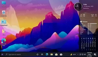 Windows 10 Pro Black Edition with the latest themes and programs