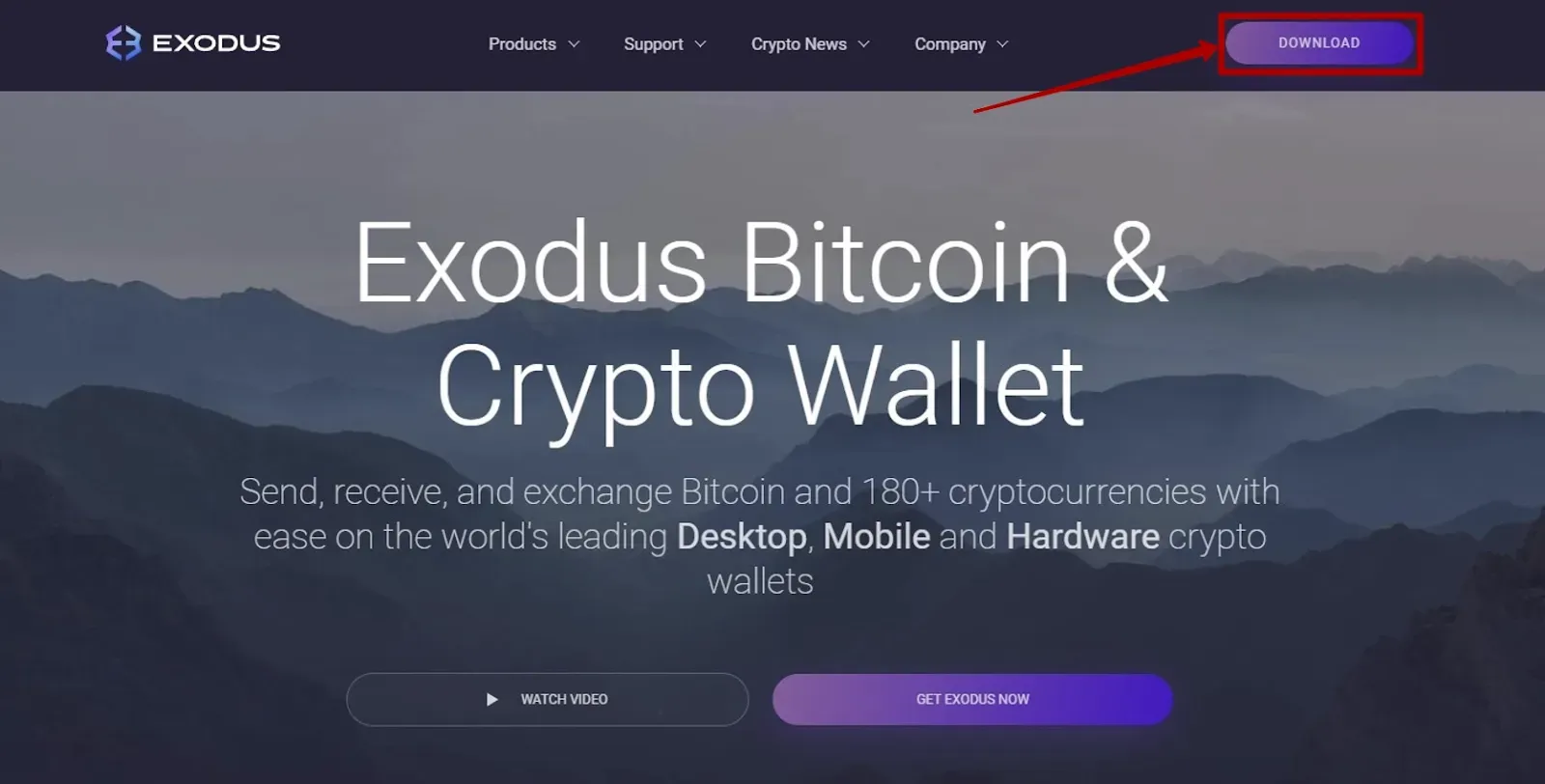 Exodus как пополнить