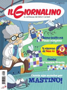 Il Giornalino. La settimana dei lettori curiosi 2017-04 - 22 Gennaio 2017 | ISSN 1123-0541 | TRUE PDF | Settimanale | Fumetti | Attualità | Società | Ragazzi
Il Giornaliino è una storica rivista italiana di ispirazione cattolica pubblicata a periodicità settimanale, che contiene fumetti e rubriche di vario genere.
Il Giornaliino è una rivista adatta ai bambini di età compresa tra i 6 e i 20 anni anche se sono molti gli adulti che, leggendo la rivista da ragazzi continuano a leggerla rendendone testimonianza nelle lettere inviate alla rivista.