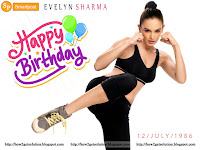 slim trim hindi movie actress evelyn sharma photo in kung fu action [black wear]