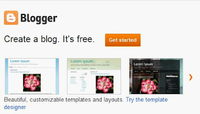 cara membuat blog d blogger
