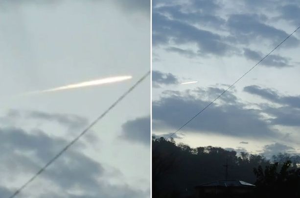 Meteor Yang Nampak Setelah Gempa Jepang