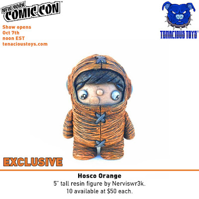 New York Comic Con 2020 Exclusive Hosco Orange Edition Resin Figure by Nerviswr3k x Tenacious Toys